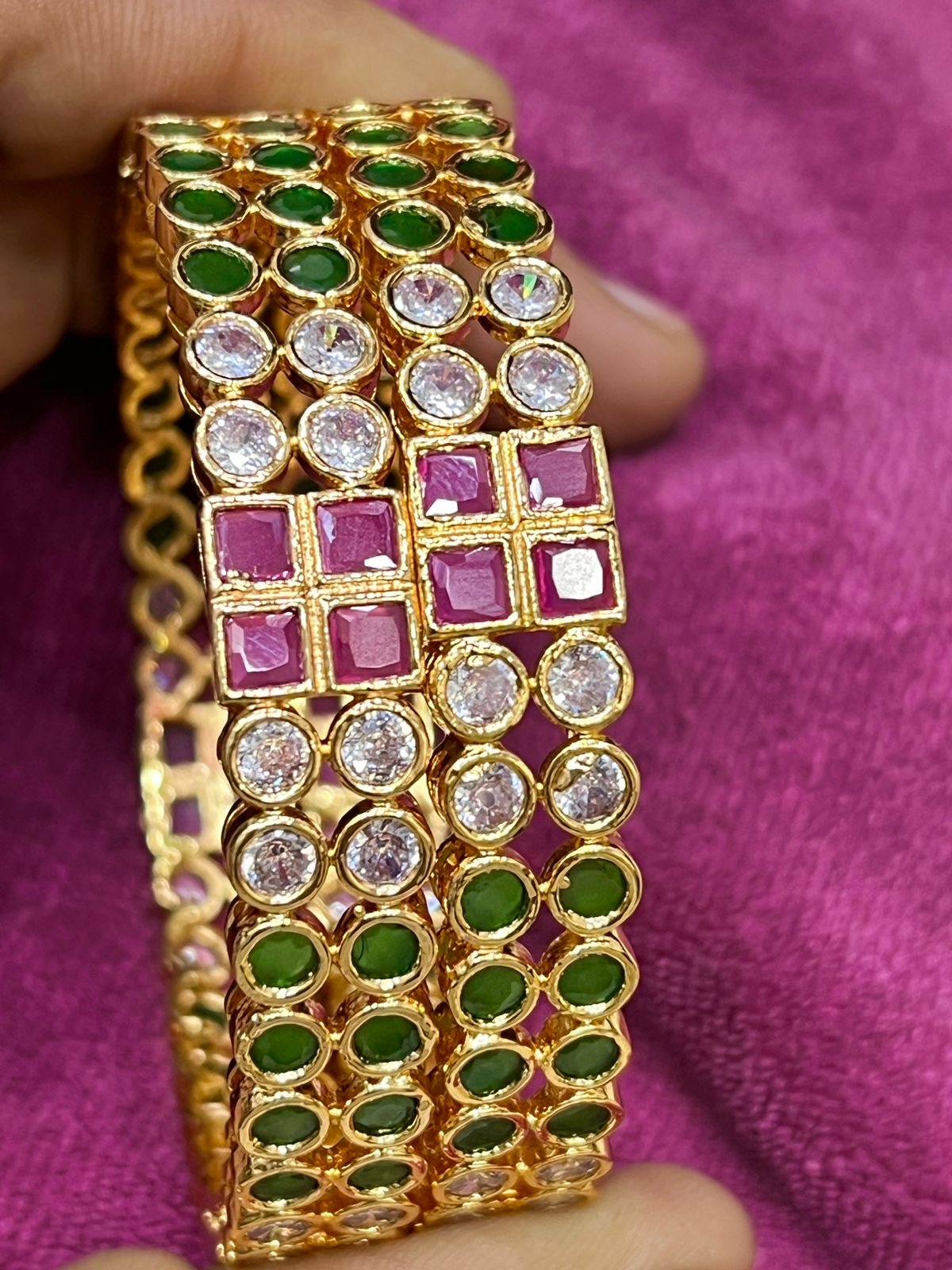 Stone bangles