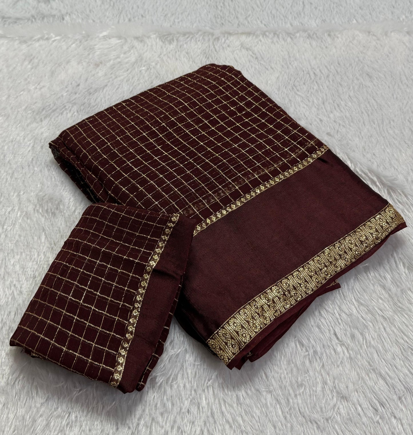 Pure Georgette Chex (G-3)
