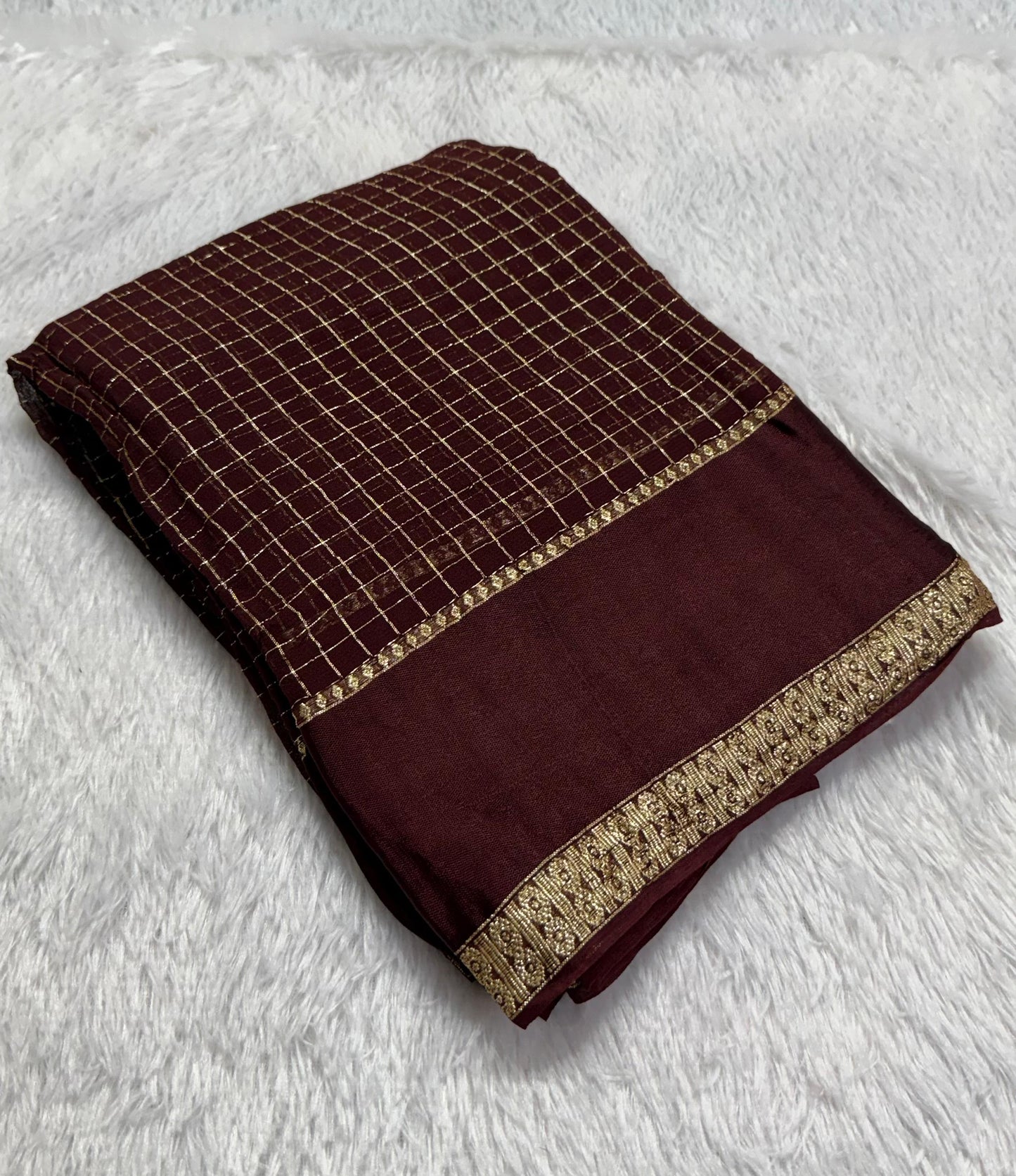 Pure Georgette Chex (G-3)