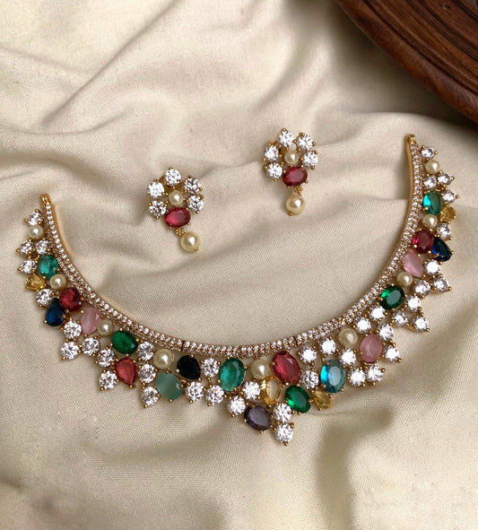 Multi color necklace (DR-26)