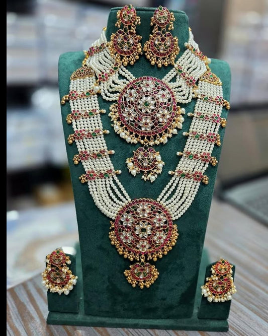 bridal white  beads haram set vt(BS-12)