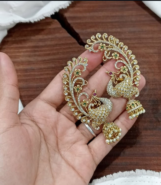 peacock ear cuffs(JU-20)