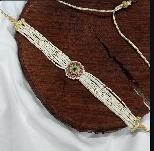 Peal jadau Kundan choker (JK-29)