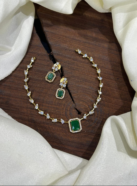 Stone simple necklace