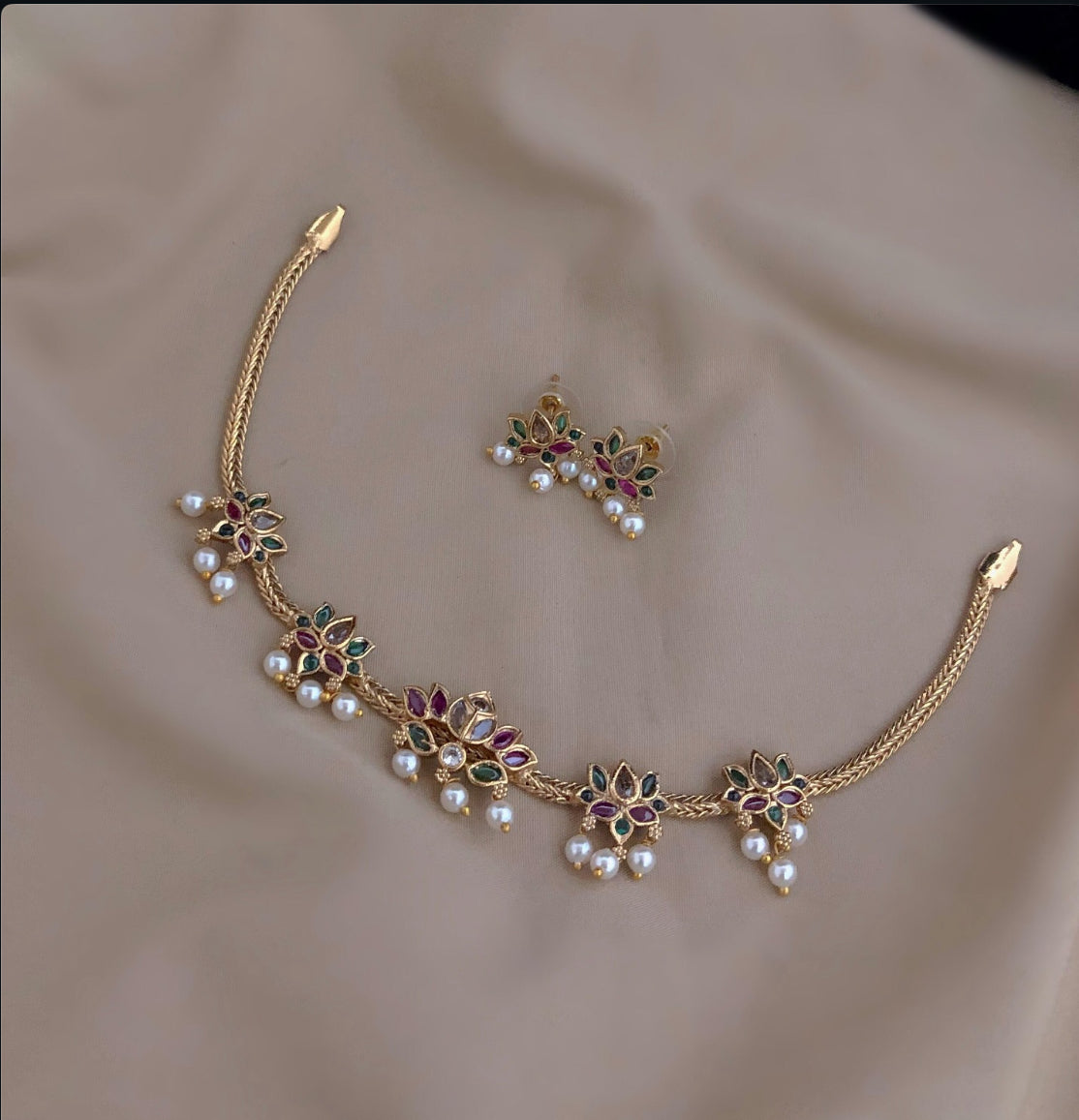Lotus necklace (N-86)