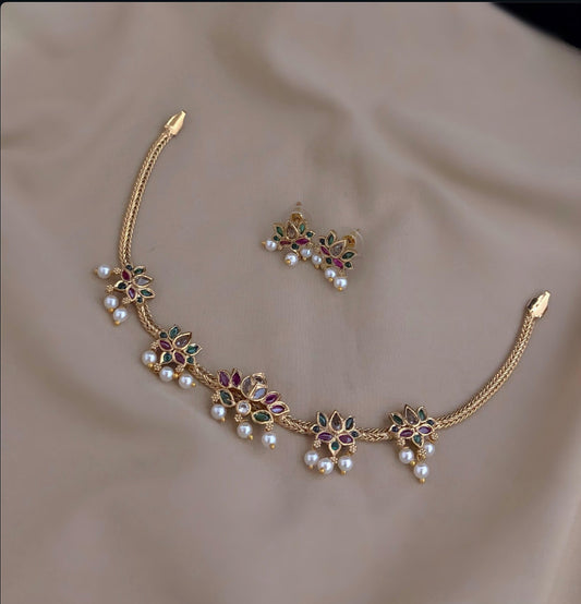 Lotus necklace (N-86)