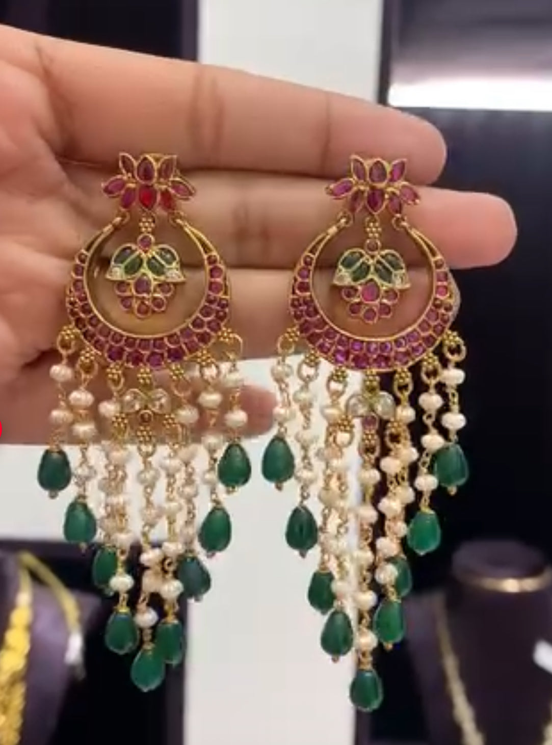 Drop earrings (JU-36)
