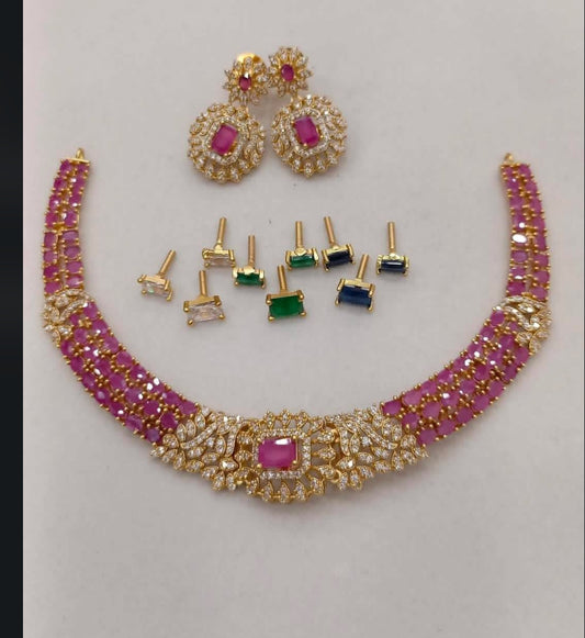 Color changeable ruby set(DR-78)