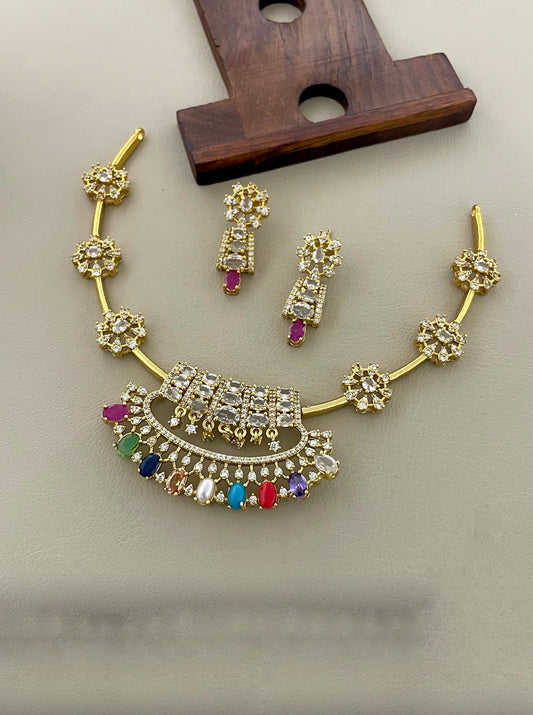 Multicolor necklace Hasli (PJ-90)