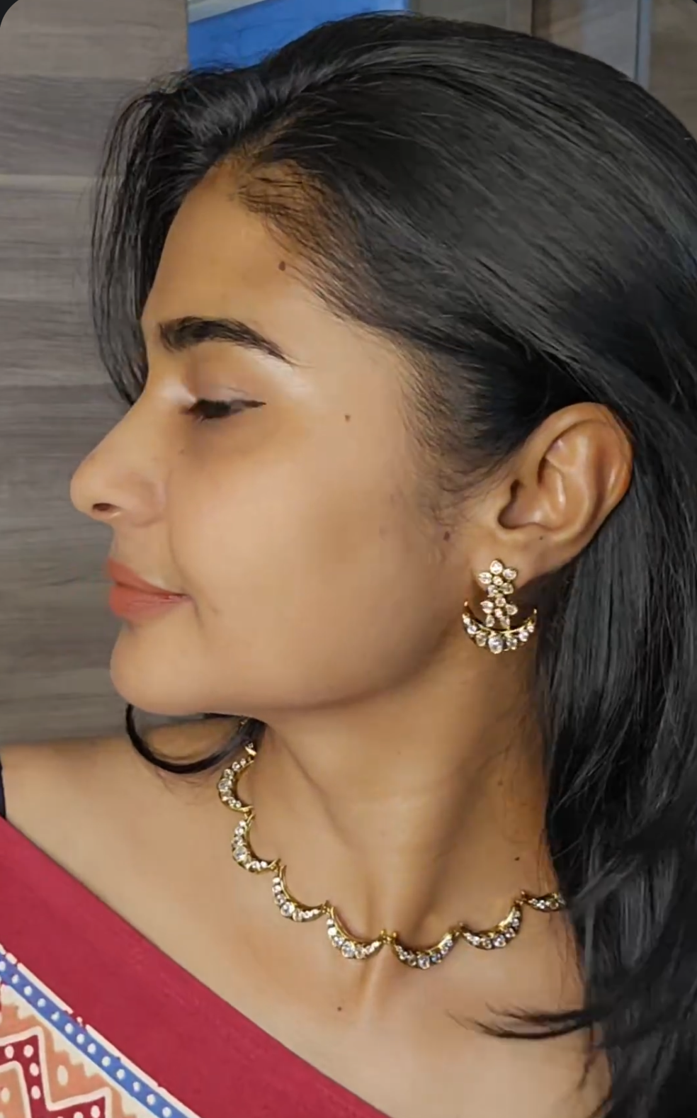 Amrutha Abhishek mam premium quality necklace(PJ-27)