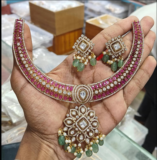 AD Victorian Hasli necklace(NS)(VJ-2)