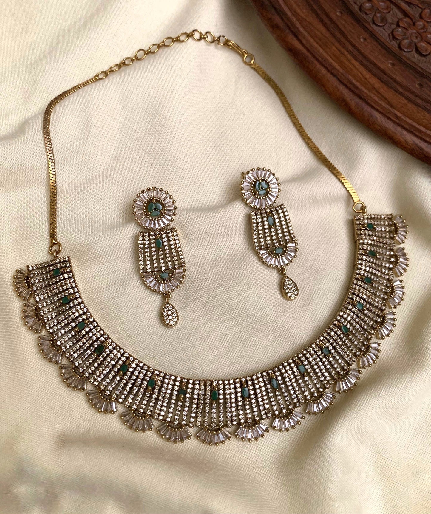 Diamond replica necklace (DR-7)