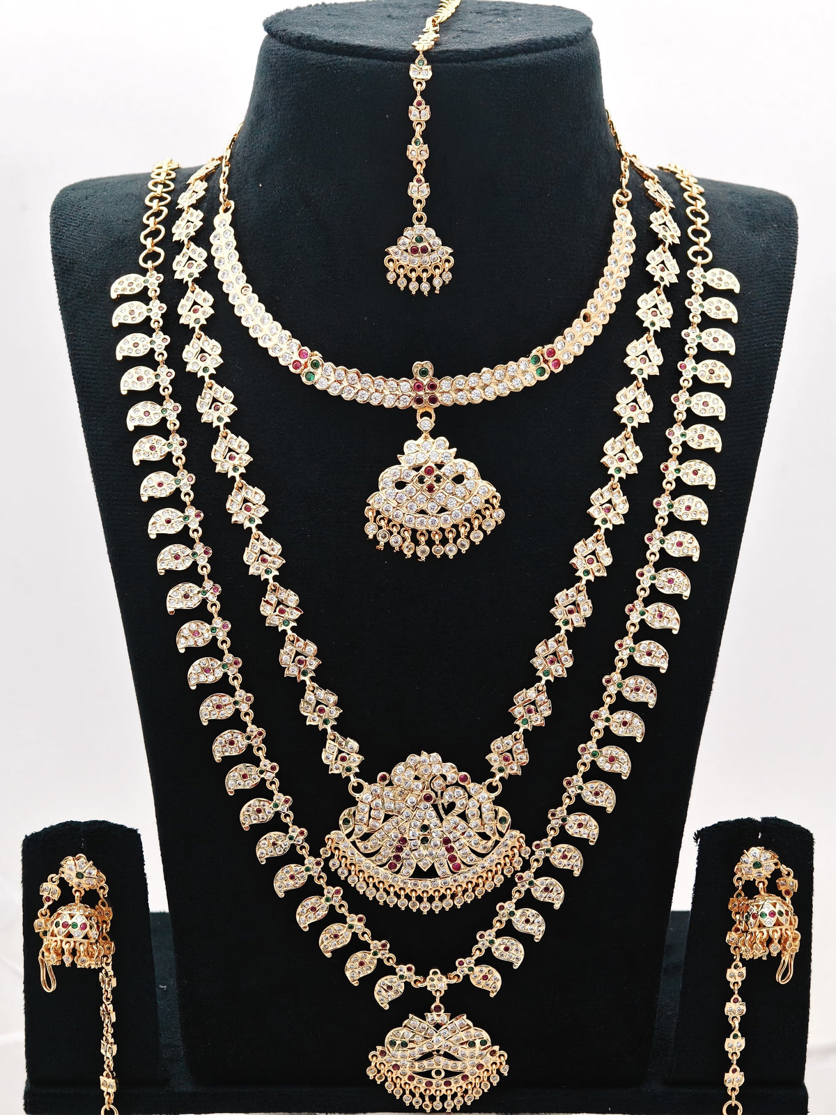 Complete micro plated bridal set