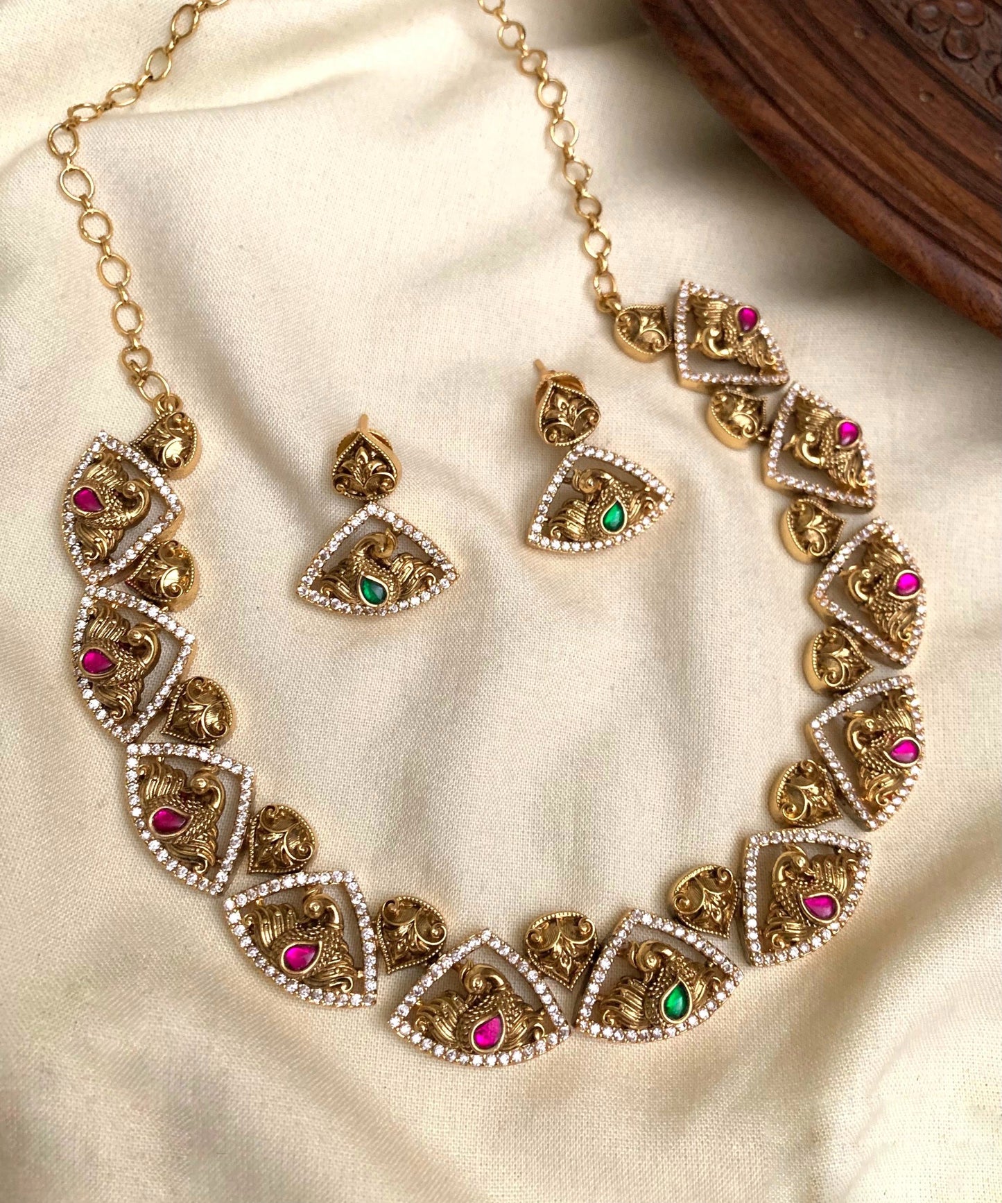 Peacock design necklace (PJ-29)