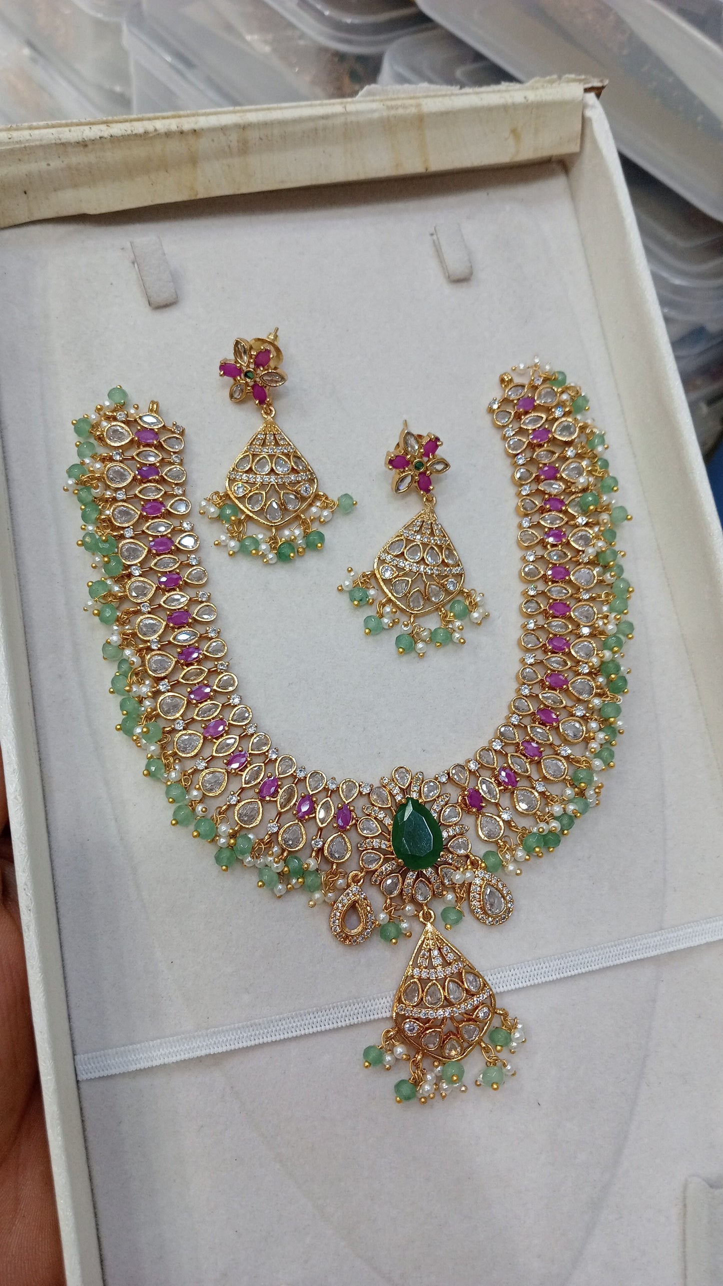 Premium ruby necklace