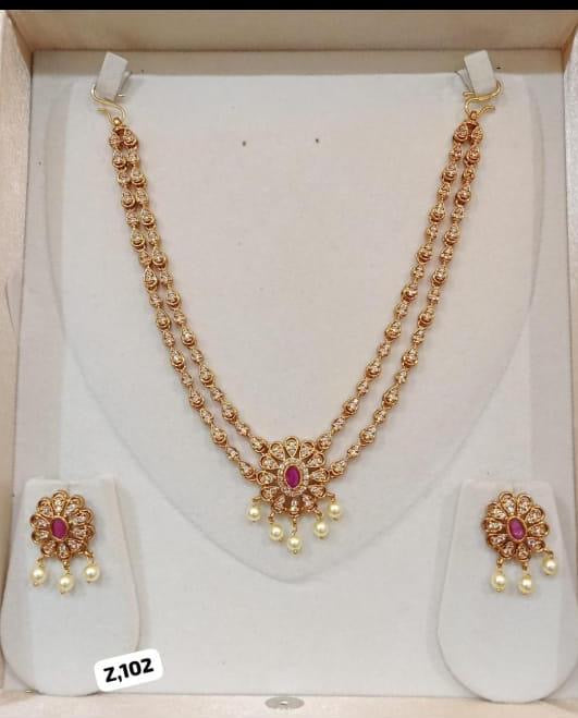 2 layer simple necklace