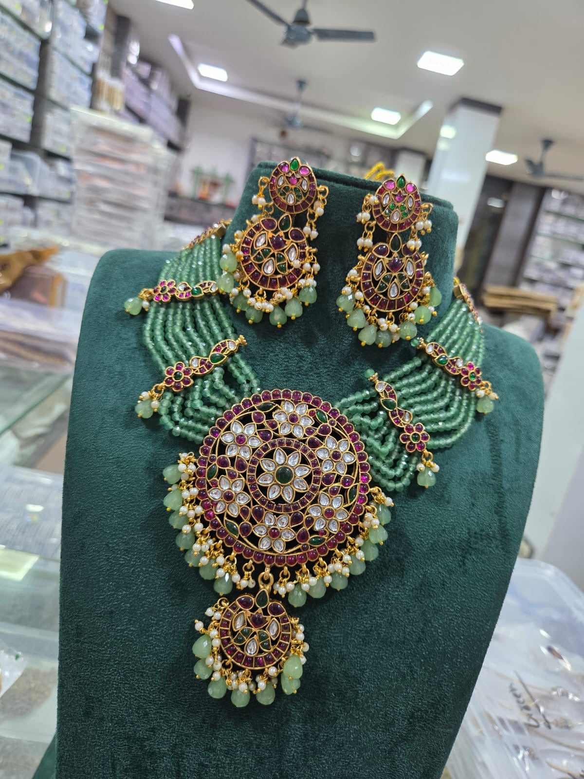 Trending medium length beads haram (N-27)