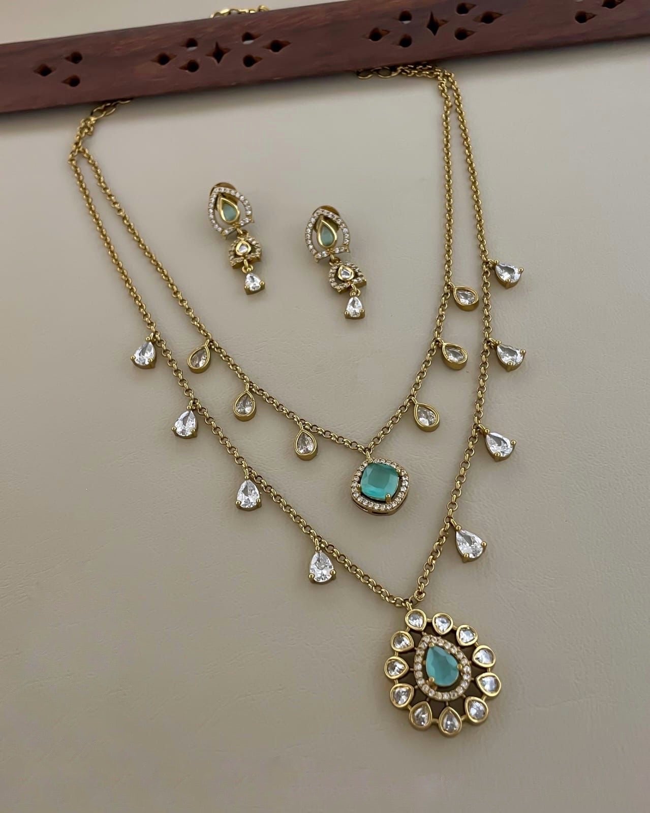 2 layer necklace(N-49)