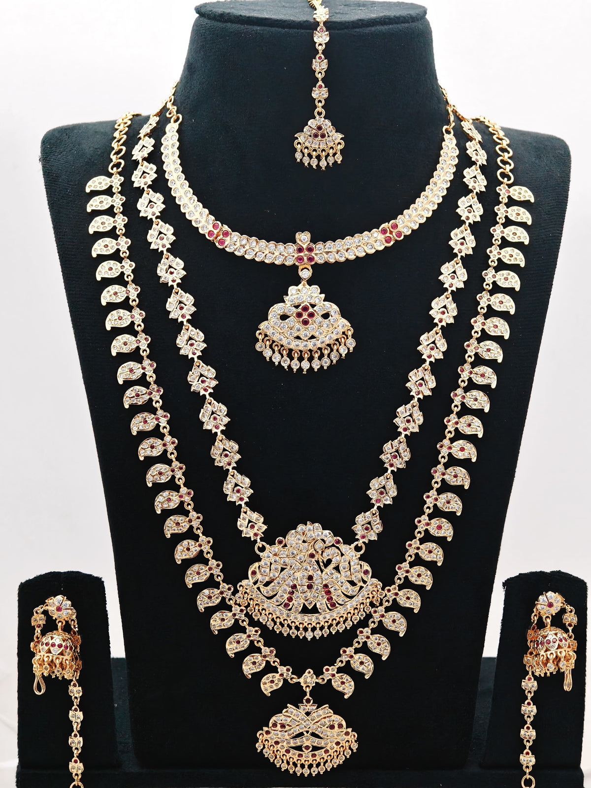 Complete micro plated bridal set