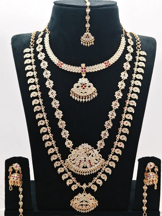 Complete micro plated bridal set
