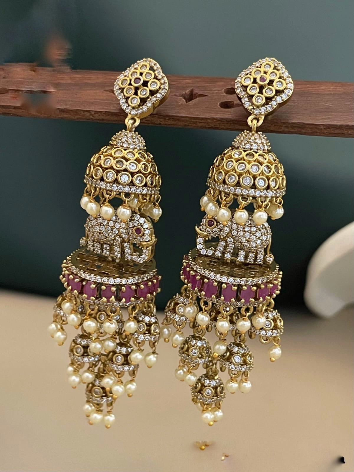 Elephant design jumka (JU-14)