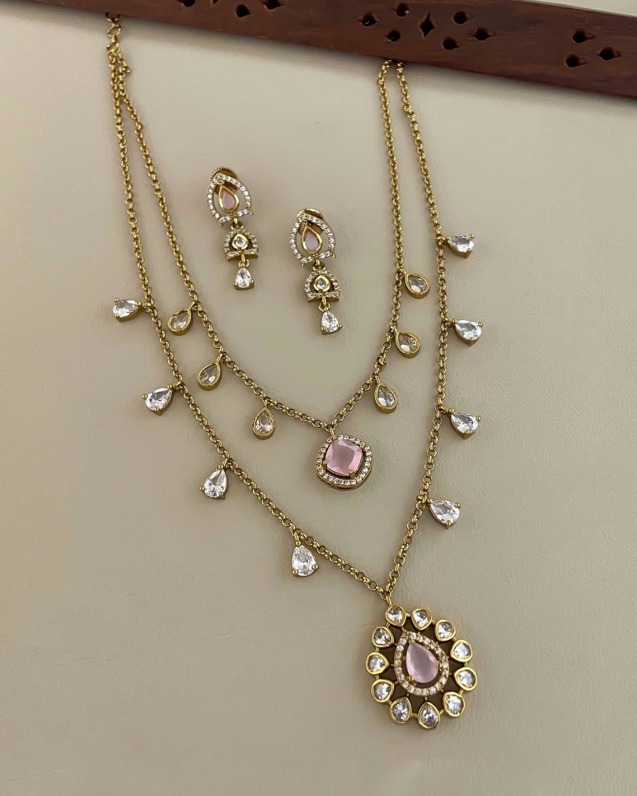 2 layer necklace(N-49)