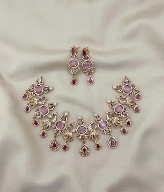 Peacock design necklace am(DR-31)