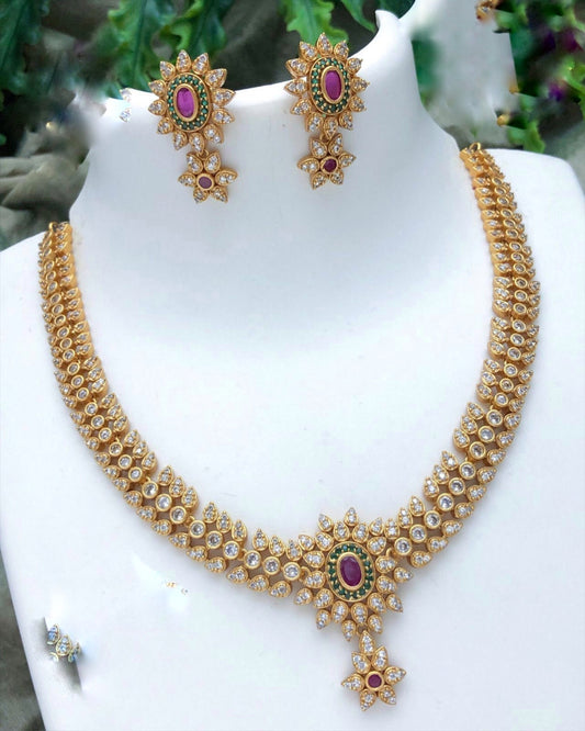 Premium stone necklace