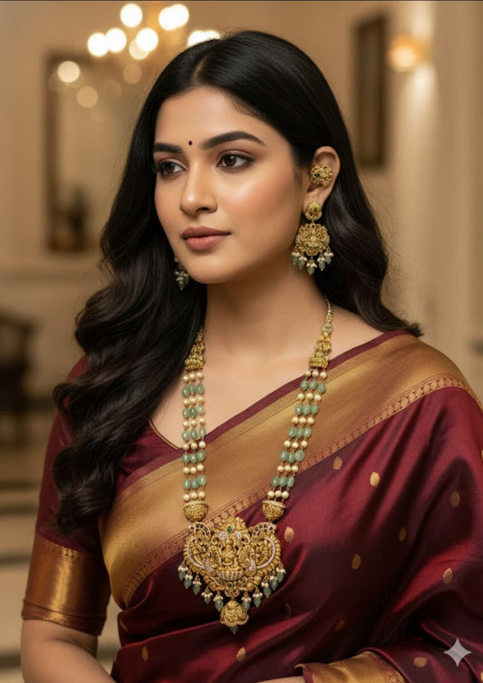 Premium green beads haram(PJ-82)