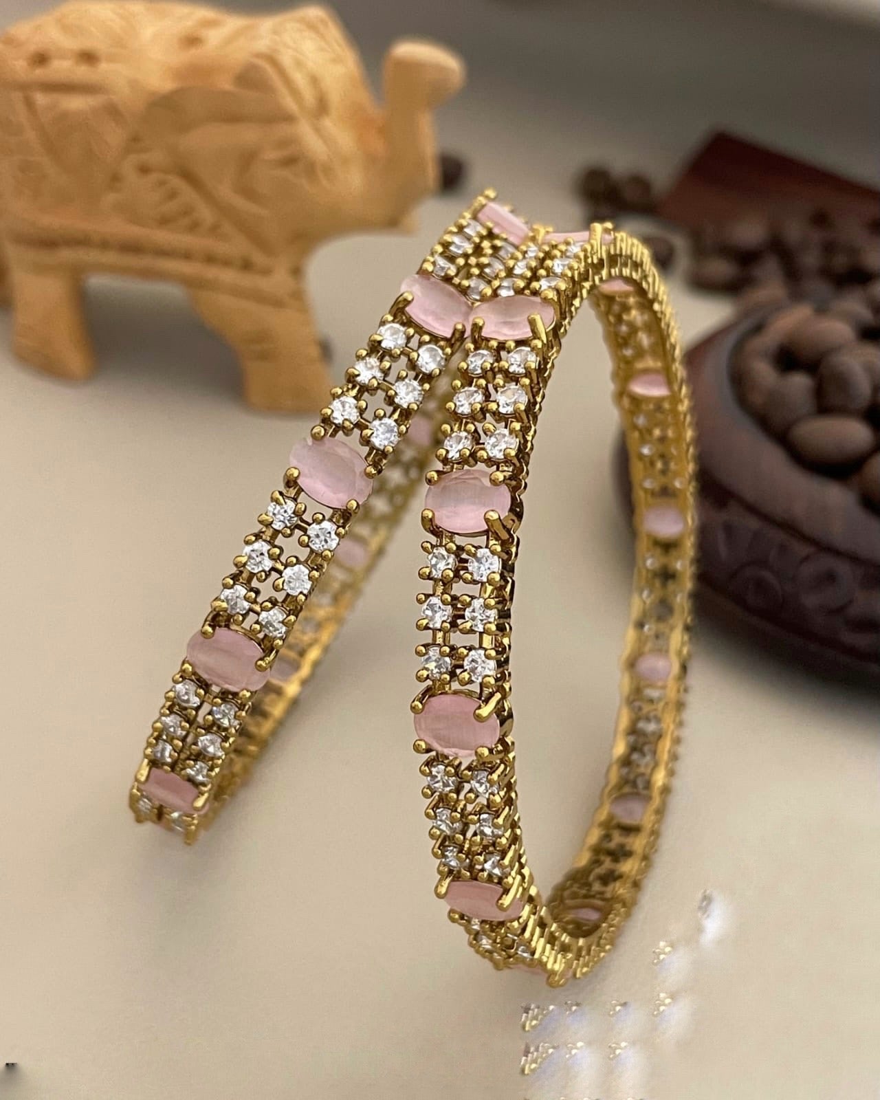 Premium stone bangle(B-11)