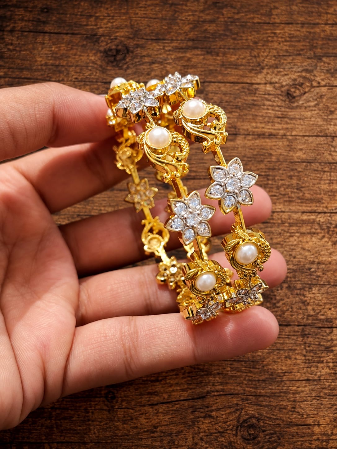 Stone bangles