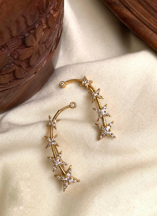 Small star ear cuffs(JU-17)