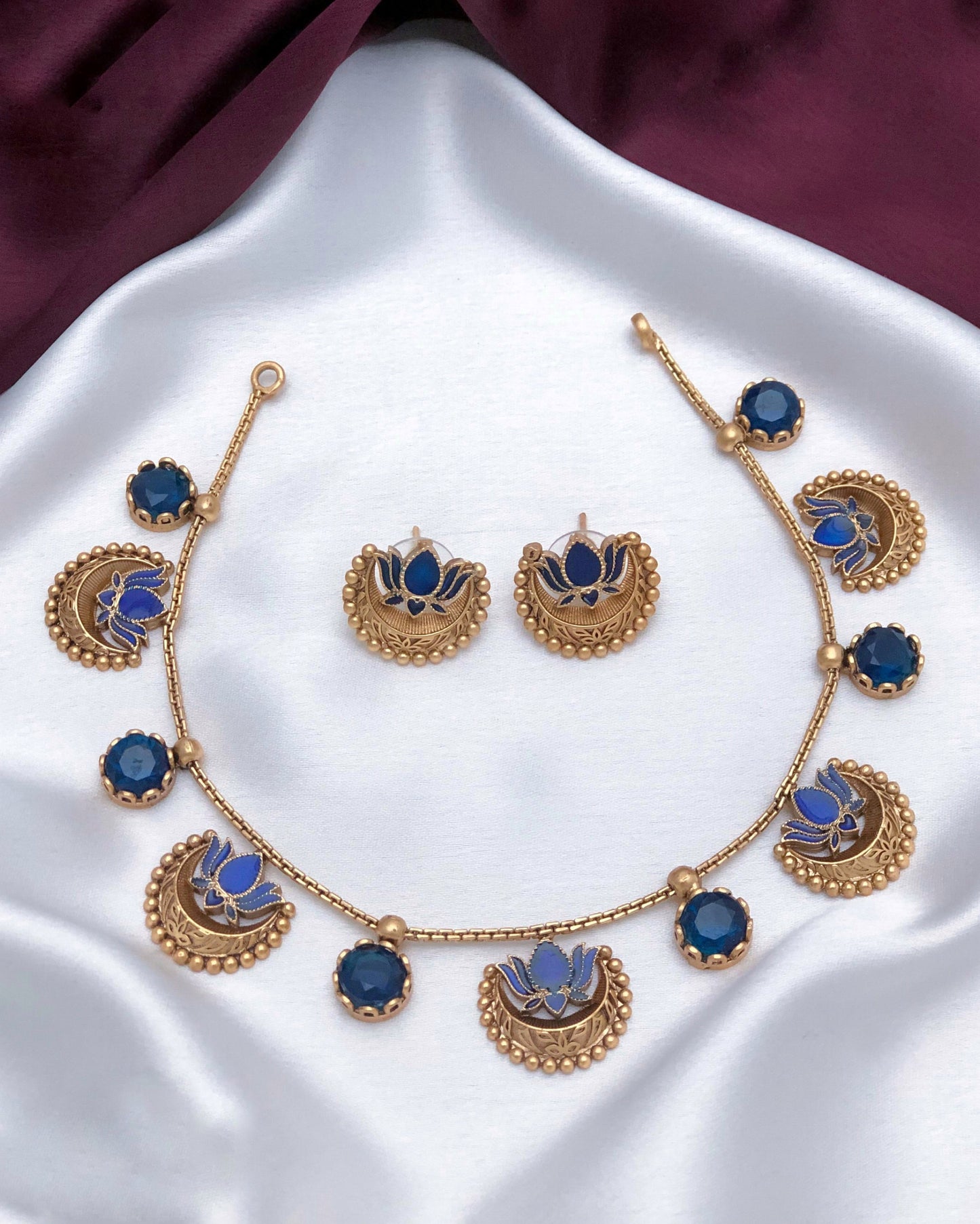 Lotus with half moon