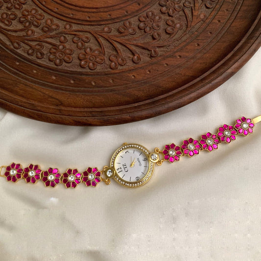 Jadau Kundan watch