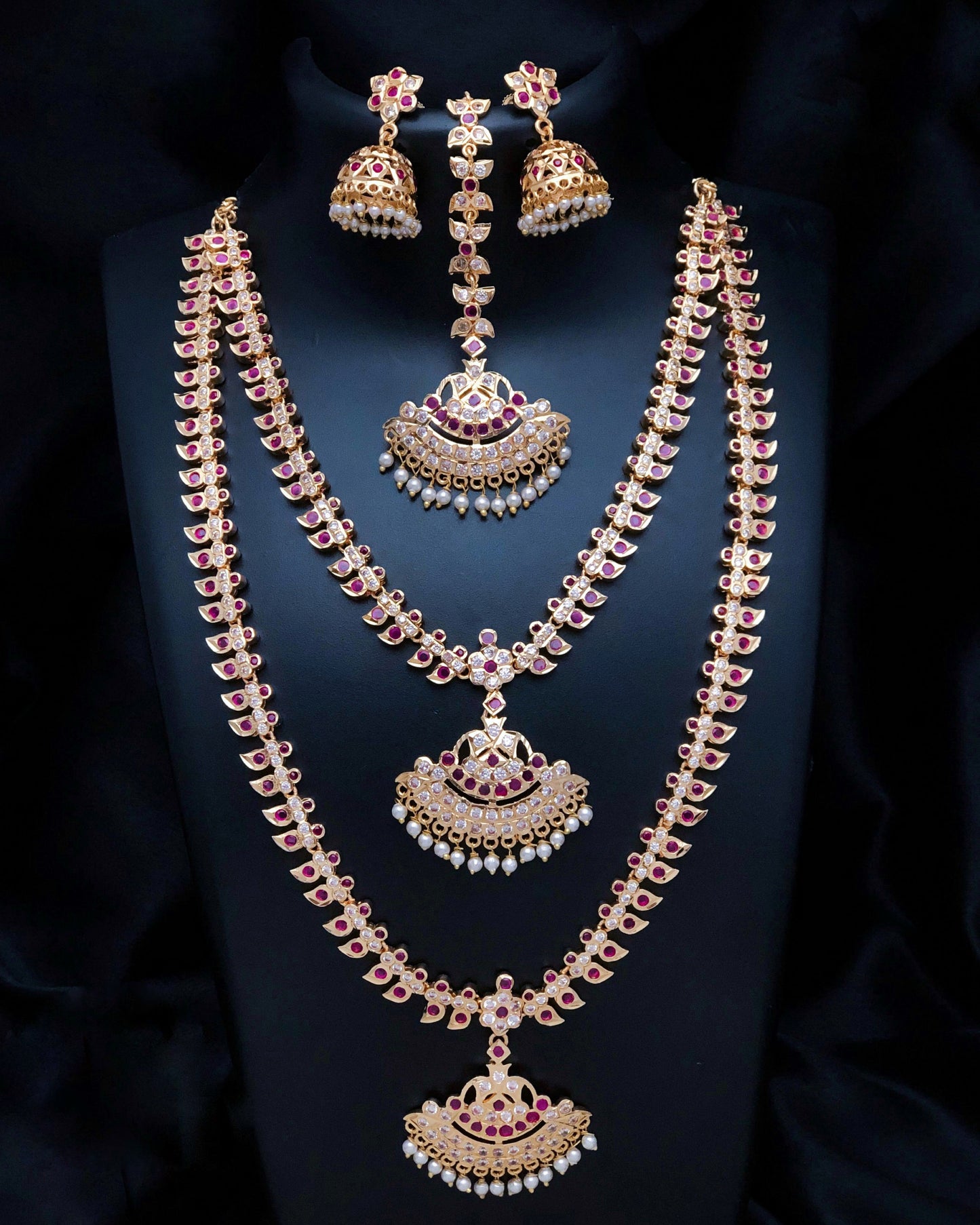 Micro plated full bridal set