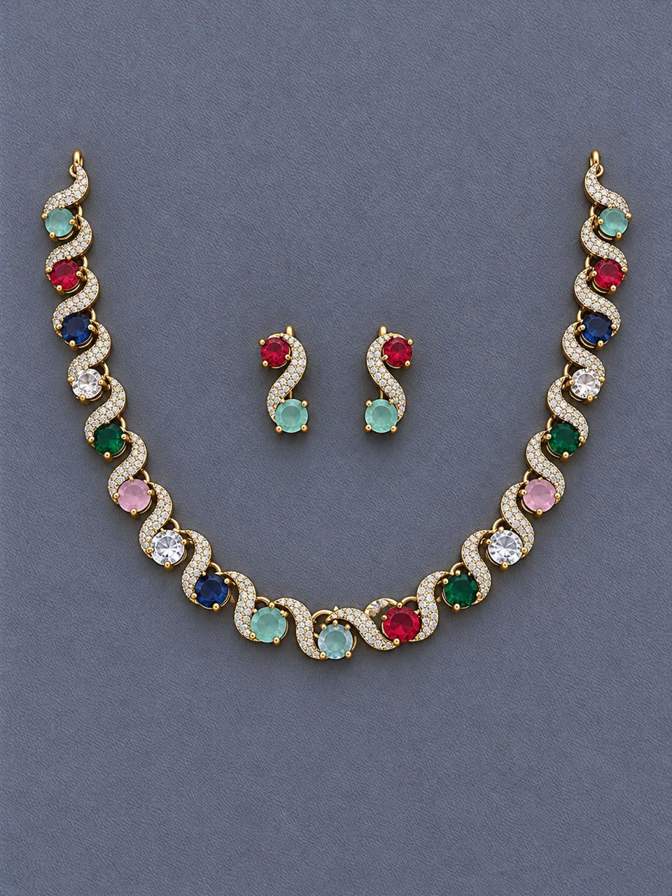 Multi color necklace