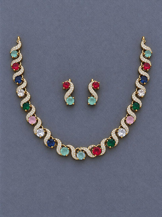 Multi color necklace