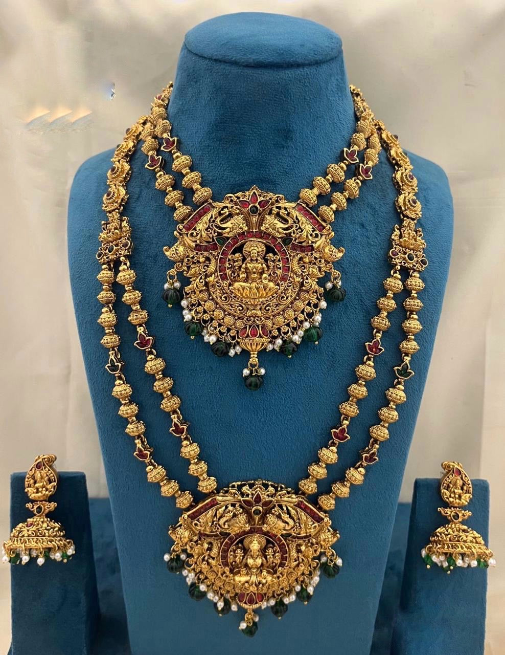 Bridal gold beads set