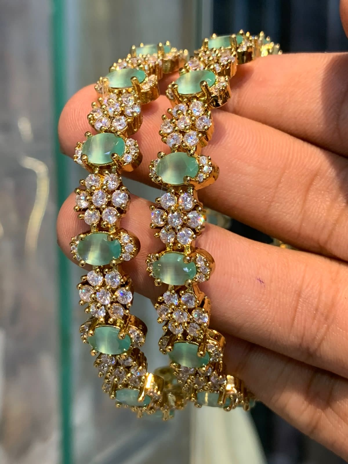 Flower bangles