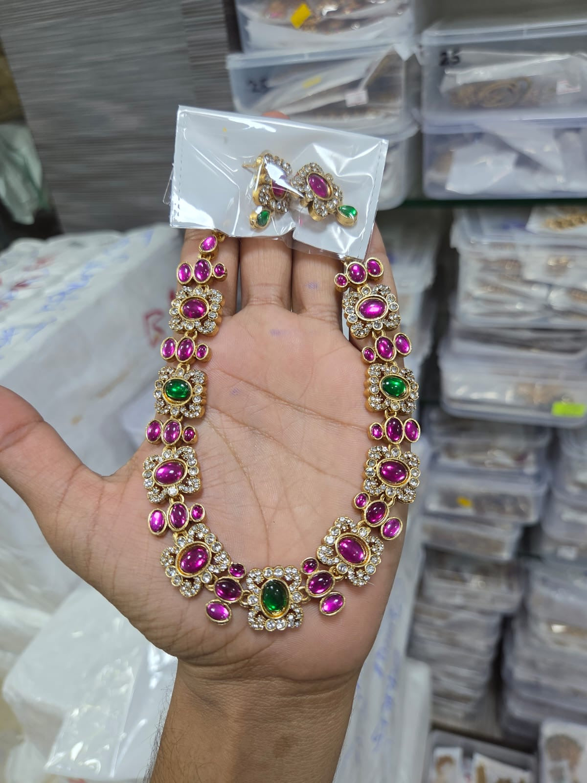 Ruby budget necklace