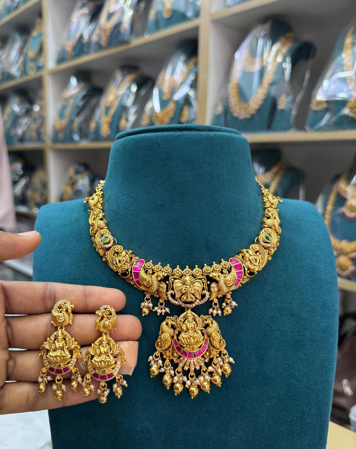 Gold replica necklace