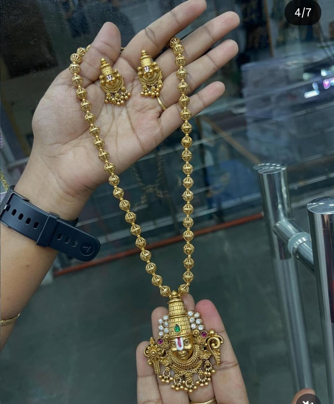 Balaji beads necklace