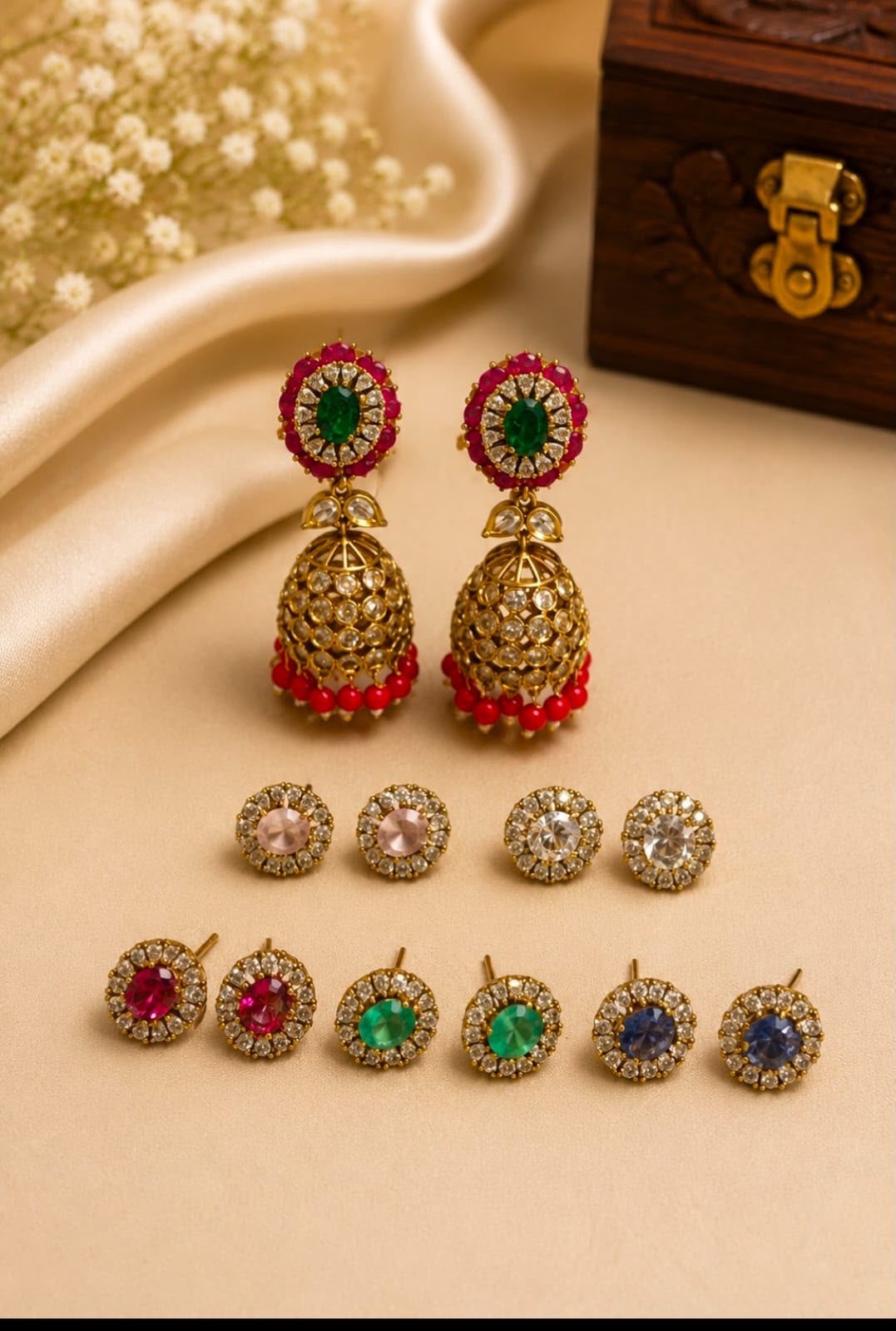 Color changeable jumka