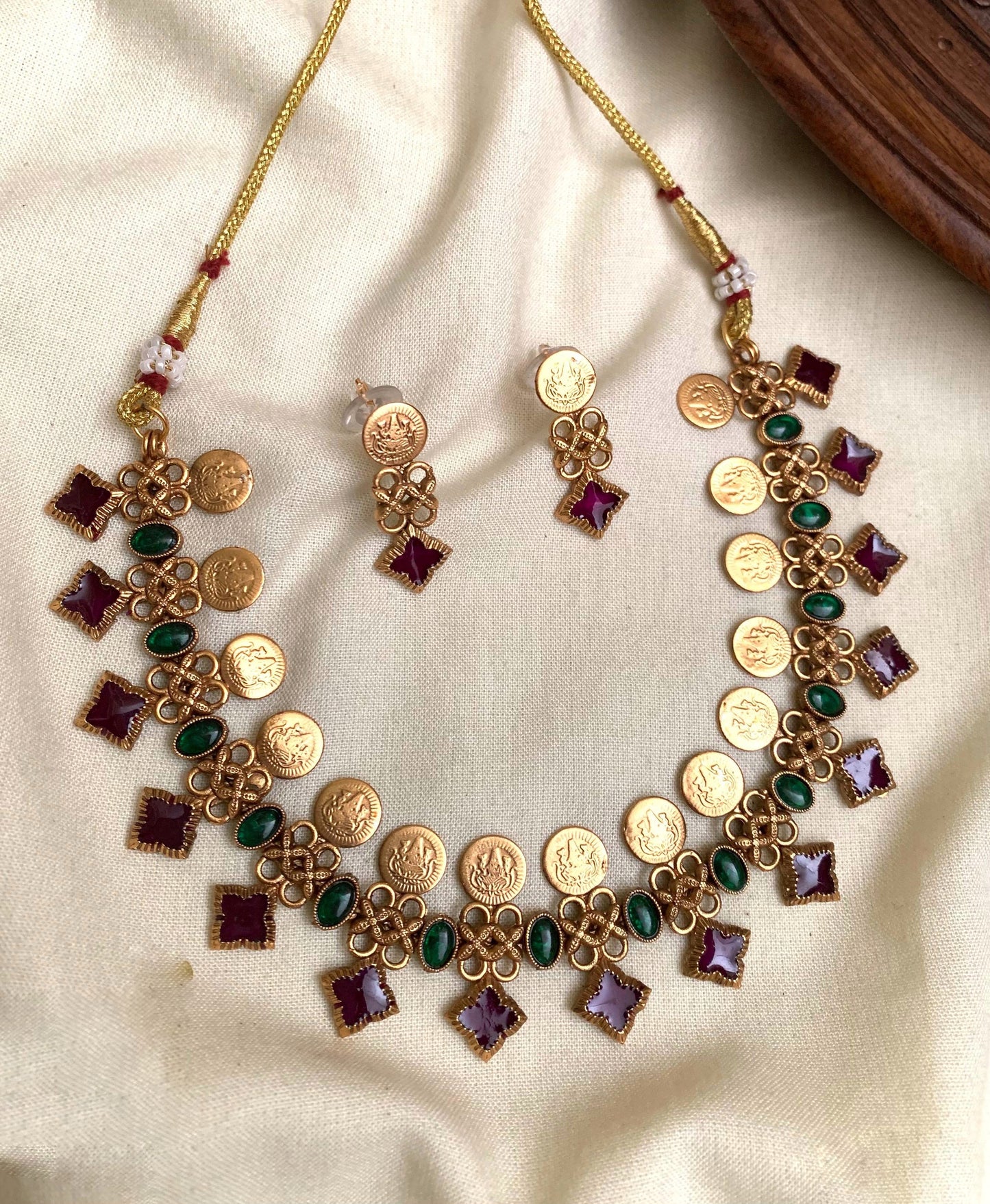 Diamond drops chain(N-32)