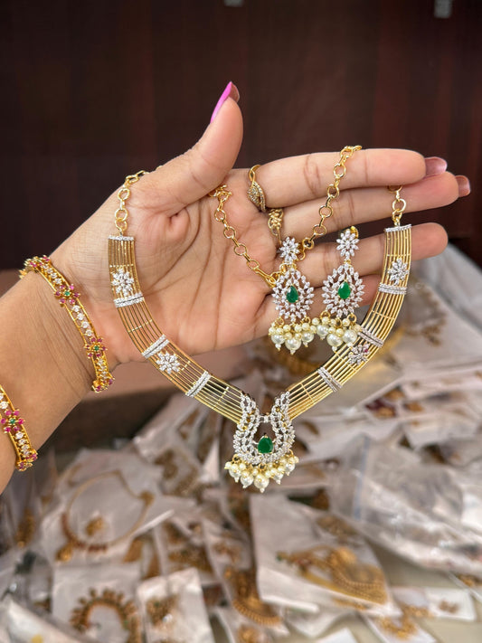 White stone Hasli set