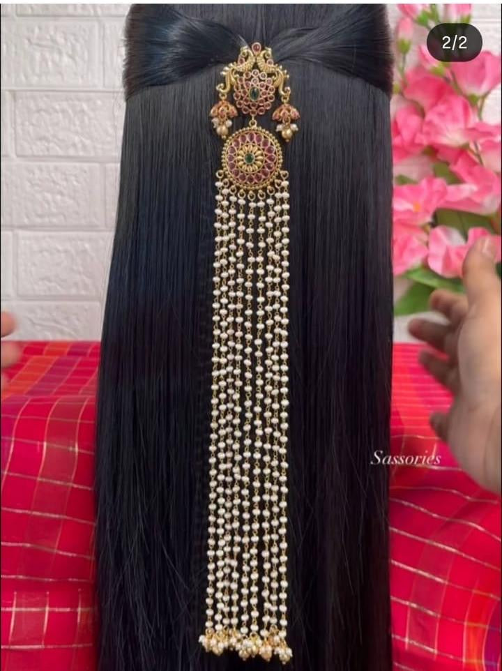 Long beads hair accessories
