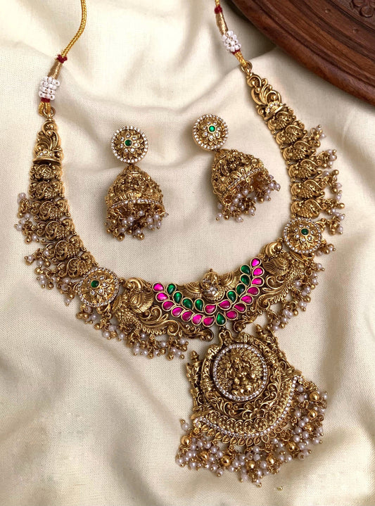 Multi color grand necklace (PJ-39)