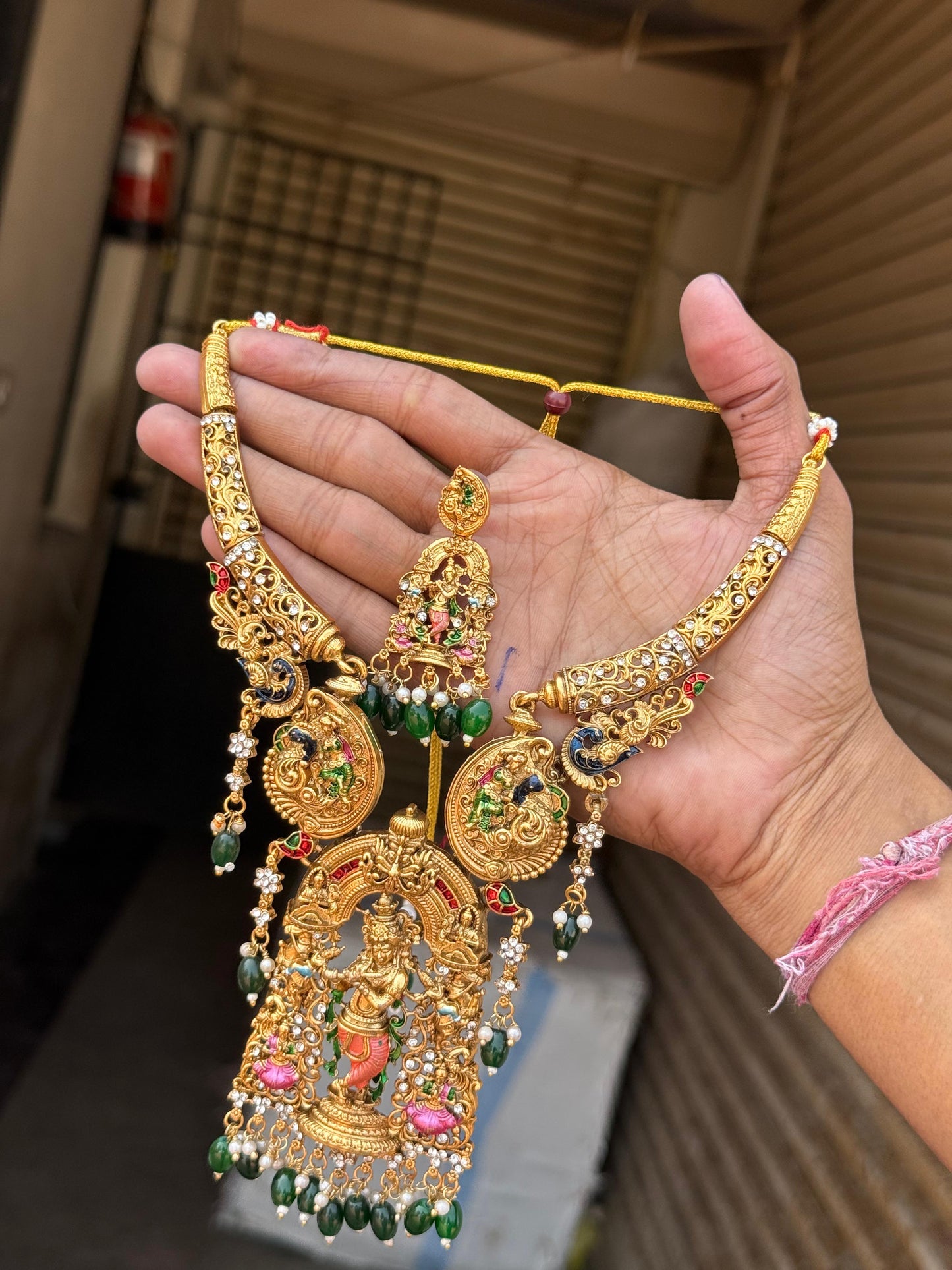 Budget krishna necklace