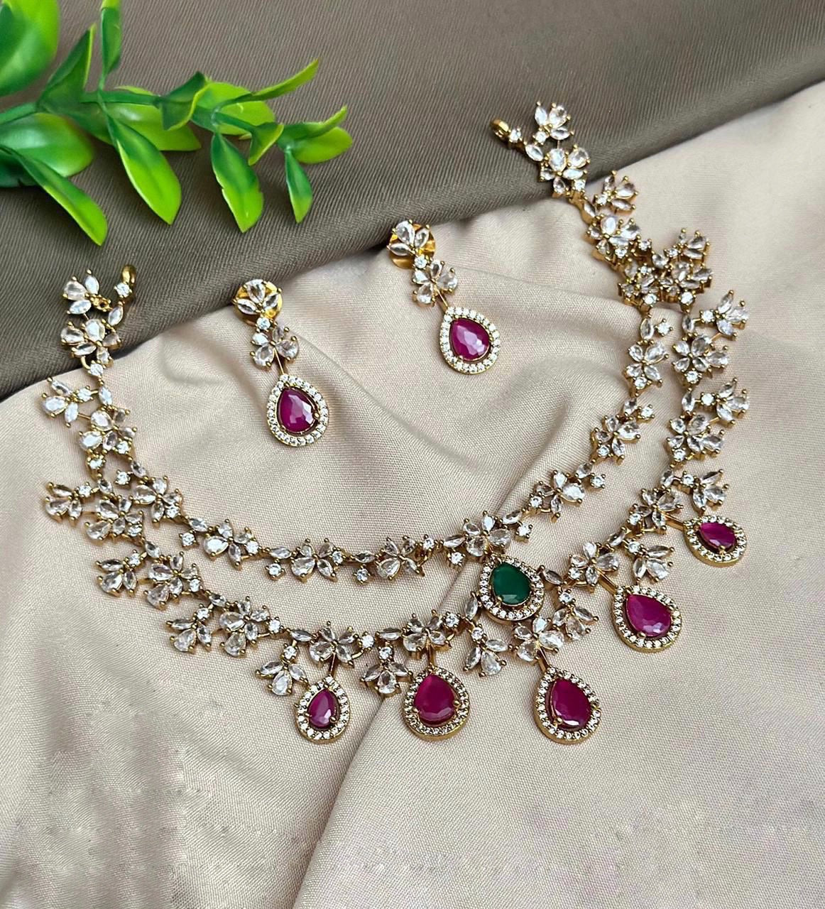 2 layer necklace (DR-36)