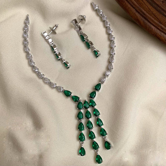 Budget diamond replica necklace